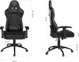 Fotel Cobra DRACO CRF190 Różowy 2