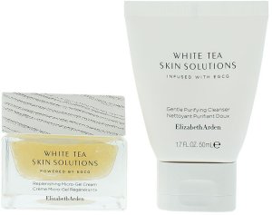Set Elizabeth Arden: White Tea Skin Solutions, Purifying, Cleansing Cream, 50 ml + White Tea Skin Solutions, Replenishing, Gel Cream, For Face, 50 ml For Women 2