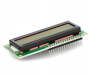 WYŚWIETLACZ LCD 2X16 ZNAKÓW LCD-AC-1602E-YIY/G-E6 ZIELONY JUSTPI 2