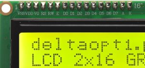 WYŚWIETLACZ LCD 2X16 ZNAKÓW LCD-AC-1602E-YIY/G-E6 ZIELONY JUSTPI 4