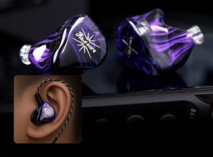 Linsoul Kiwi Ears Quartet 2DD+2BA Słuchawki IEM HiFi Monitory Douszne 3