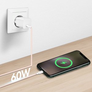 Kabel USB LogiLink USB-C - USB-C 1.5 m Różowo-biały (CU0345) 4