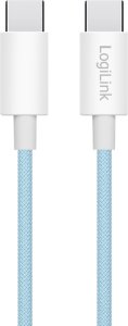 Kabel USB LogiLink USB-C - USB-C 0.5 m Niebieski (CU0349) 2
