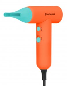 Suszarka do włosów z funkcją jonizowania Humanas AirTouch HD-AT03 mini - pomarańczowa 83