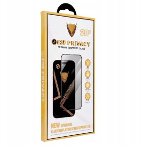 Szkło Hartowane OG 6D Premium Privacy Glass - do Xiaomi Redmi 15C 4G / 15C 5G czarny 3