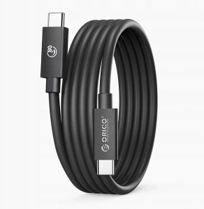Kabel Orico USB4 Thunderbolt5 80Gbps 240W USB-C do USB-C 1,5m - czarny 8