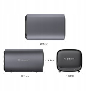 Sieciowa macierz dyskowa ORICO NAS MetaBox Pro Home - szara 2