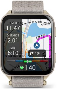 Zegarek sportowy Garmin Venu X1 Beżowy  (010-02980-09) 2