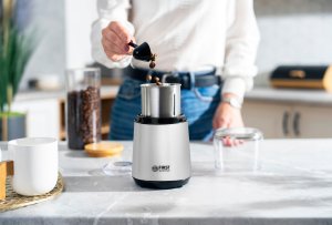 TZS First Austria Coffee Grinder, Detachable Cup, 4 Blades, 200W FA-5486-2-WI 2