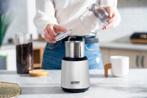 TZS First Austria Coffee Grinder, Detachable Cup, 4 Blades, 200W FA-5486-2-WI 3