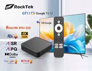 SMART TV Box 4K RockTek GT1 2GB RAM + 32GB pamięci wew. Android 12 7