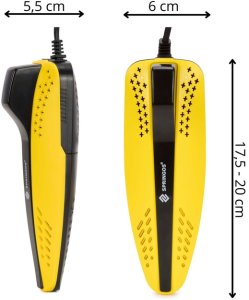 Suszarka do butów i rękawiczek osuszacz do obuwia, skarpet, czapek z timerem elektryczny UNIWERSALNY 15