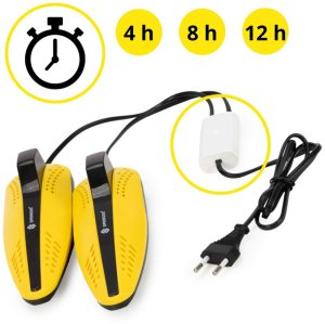 Suszarka do butów i rękawiczek osuszacz do obuwia, skarpet, czapek z timerem elektryczny UNIWERSALNY 16