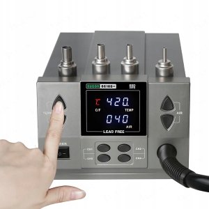 STACJA LUTOWNICZA HOT AIR DO BGA SMD SUGON 8610D+ 1000W 3