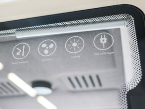 Puma Kabina akustyczna do biura jednoosobowa Small Booth  biały/szary 3D z siedziskiem 13