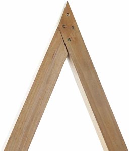 vidaXL Łuk Ślubny Jasny Brąz 202 x 95 x 254 cm Lite drewno sosnowe 7