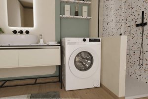 Candy Skalbimo mašina | GD 48S6-S | Energy efficiency class A | Front loading | Skalbimo talpa 8kg | 1400 RPM | Gylis 53 cm | Plotis 60 cm | Ekranas | LED | Steam function | Baltas 2