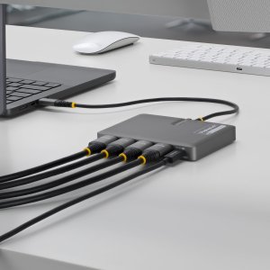 Stacja/replikator StarTech STARTECH.COM USB-C do 4-Monitor Workstation Adapter 4K 60Hz HDMI 140W PD Passthrough USB dla klawiatury i myszy TAA 5