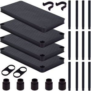 Regał magazynowy podwójny 4 półkowy 1315x1160mm do sklepu. magazynu 3