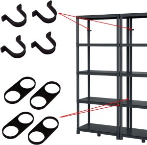 Regał magazynowy podwójny 5 półkowy 1725x1480mm do sklepu. magazynu 6