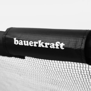 Duża metalowa bramka piłkarska z siatką treningowa do gry w piłkę nożną 300x200x90 cm czarna 3