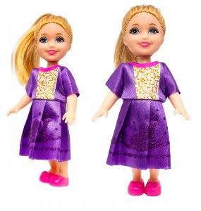 Lalki Laleczki Do Domku Dla Lalek Lalki Dla Dziewczynek Kolorowe Stroje 2