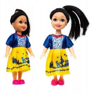 Lalki Laleczki Do Domku Dla Lalek Lalki Dla Dziewczynek Kolorowe Stroje 3