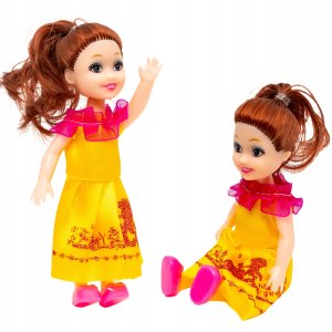 Lalki Laleczki Do Domku Dla Lalek Lalki Dla Dziewczynek Kolorowe Stroje 7