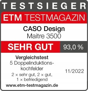 Caso Maitre 3500 - płyty grzewcze pojedyncze 6