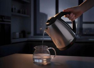 CZAJNIK ELEKTRYCZNY BEZPRZEWODOWY STALOWY DUŻY 1,8L MOCNY 2200W 4