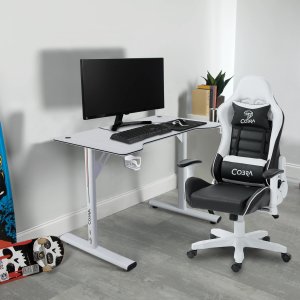 Biurko gamingowe Cobra CR4575WH 120 cm 10