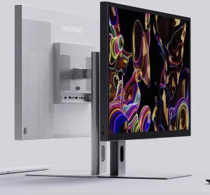 Alogic ASPEKT Raise Stand for 32 Monitor Silver 2