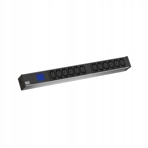 Bachmann BACHMANN BN0500 19 PDU 1U 12x C13 pomiar mocy, wtyczka z uziemieniem 4