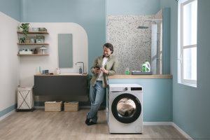 Candy Washing machine | BR 47SBL8-S | Energy efficiency class A | Front loading | Washing capacity 7 kg | 1400 RPM | Depth 49 cm | Width 60 cm | Display | Digital | Steam function | Wi-Fi | White 14