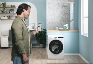 Candy Washing machine | BR 47SBL8-S | Energy efficiency class A | Front loading | Washing capacity 7 kg | 1400 RPM | Depth 49 cm | Width 60 cm | Display | Digital | Steam function | Wi-Fi | White 16