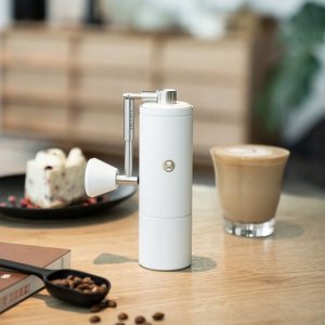 Młynek do kawy Timemore C5 PRO Sandstone White - Biały 6