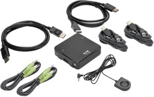 Eaton 2-Port DisplayPort KVM Switch 4K 60 Hz with Audio 4