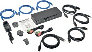 Eaton 4-Port DisplayPort KVM Switch with Audio 4