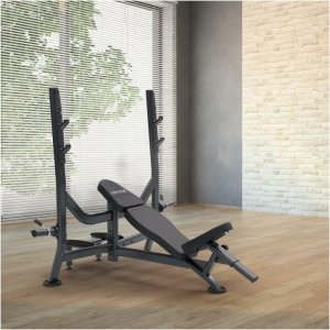 Ławka olimpijska skośna ze stojakami Maxxus Pro 2