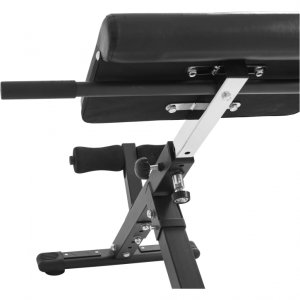 Ławka rzymska do treningu pleców i grzbietu czarna 6