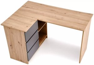 Biurko Halmar Bega Dąb Artisan 124 cm x 85 cm 6