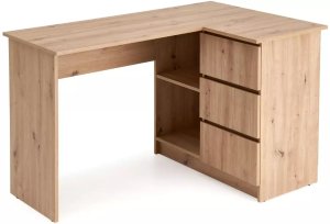 Biurko Halmar Bega Dąb Artisan 124 cm x 85 cm 4