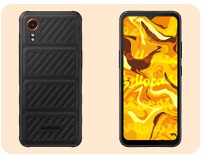 Etui Do Samsung Galaxy Xcover 7 (Czarne, Matowe, Gumowe, Obudowa, Silikon) 3