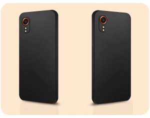 Etui Do Samsung Galaxy Xcover 7 (Czarne, Matowe, Gumowe, Obudowa, Silikon) 6