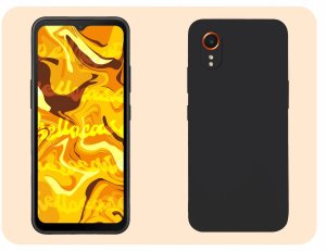 Hello Case Etui Do Samsung Galaxy Xcover 7 (Czarne, Matowe, Silikonowe, Case) Szkło 4