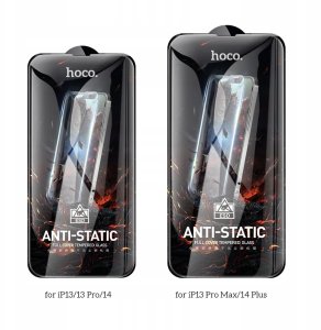 Szkło hartowane do iPhone 13 / 13 PRO / 14 / 16e (SE 4 2025) Hoco HD Anti-static 25 stuk G10 5