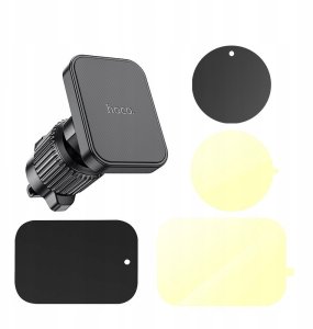 Uchwyt na telefon do samochodu magnetyczny Hoco do kratki H32 czarny 4