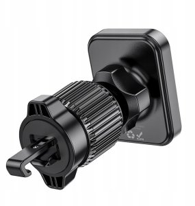 Uchwyt na telefon do samochodu magnetyczny Hoco do kratki H32 czarny 5