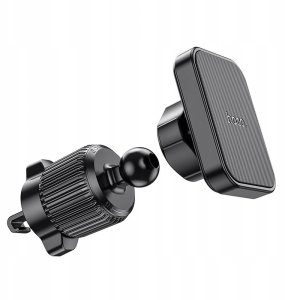 Uchwyt na telefon do samochodu magnetyczny Hoco do kratki H32 czarny 8