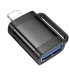 Adapter USB Hoco UA31A USB-A - Lightning Czarny 2